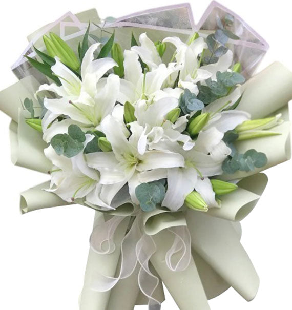 Father's Day Bouquet of White Lily Vietnam