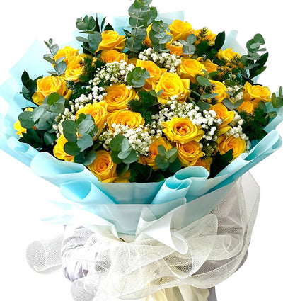 Father’s Day Bouquet of Yellow Rose