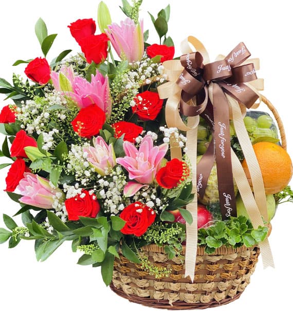 Father’s Day Fresh Blossom Basket vietnam