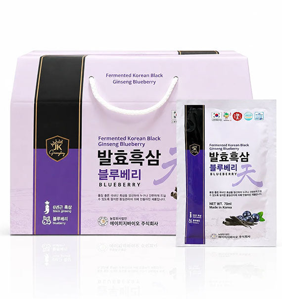Fermented Korean Black Ginseng Blueberry Gifts Vietnam