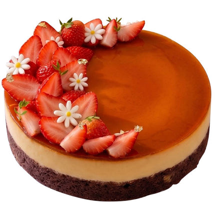 Flan Gato Strawberry Cake Vietnam