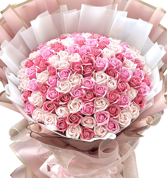 Forever Kiss Valentine's Waxed Rose Vietnam