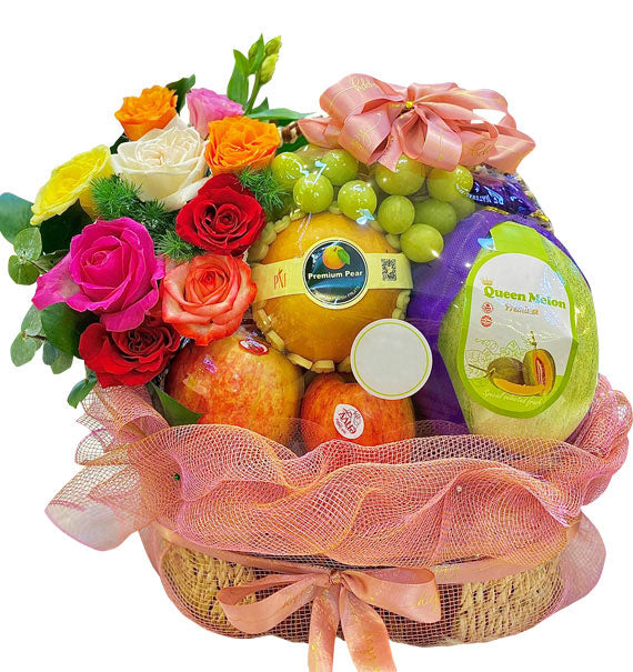 Fresh Fruit & Flower Xmas Combo Vietnam