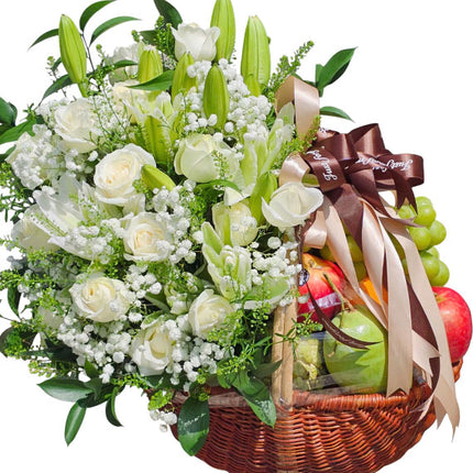 Fresh Fruit Sympathy Basket Vietnam