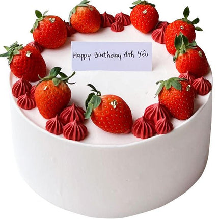 Fresh Strawberry Cake Vietnam
