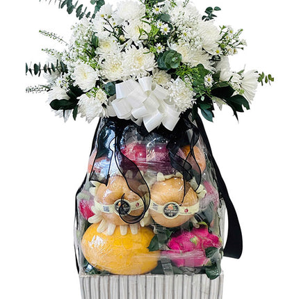 Fruit and Flower Funeral Basket Vietnam