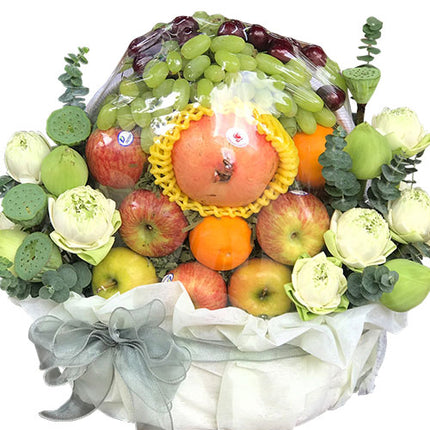 Fruit & Lotus Sympathy Basket Vietnam