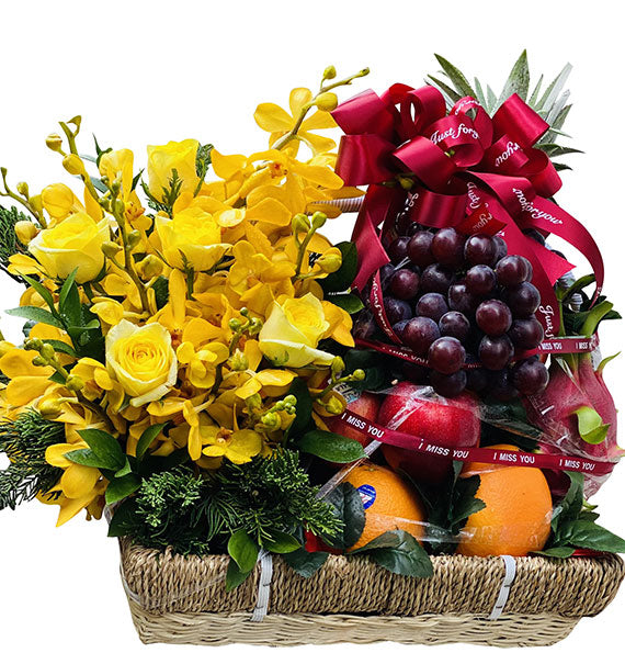 Fruit and Orchid Basket Vietnam