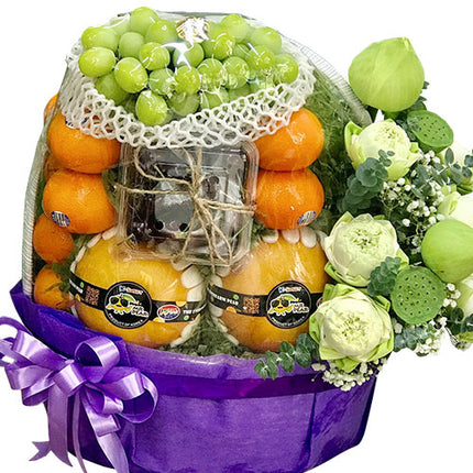 Funeral Gift With Fruit & Flower Vietnam