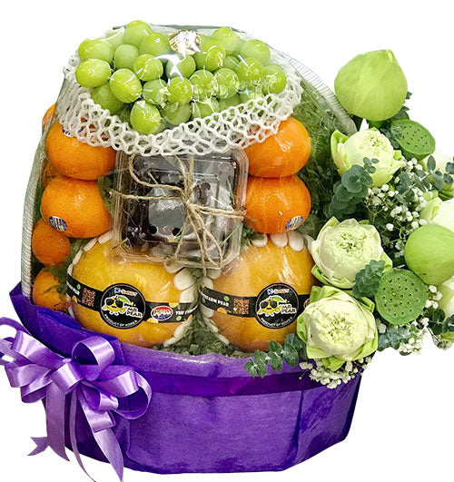 Funeral Gift With Fruit & Flower Vietnam
