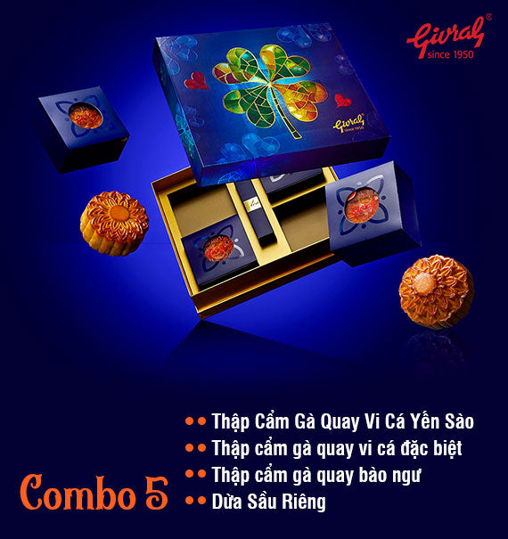 Givral Luxury Mooncake Box Vietnam