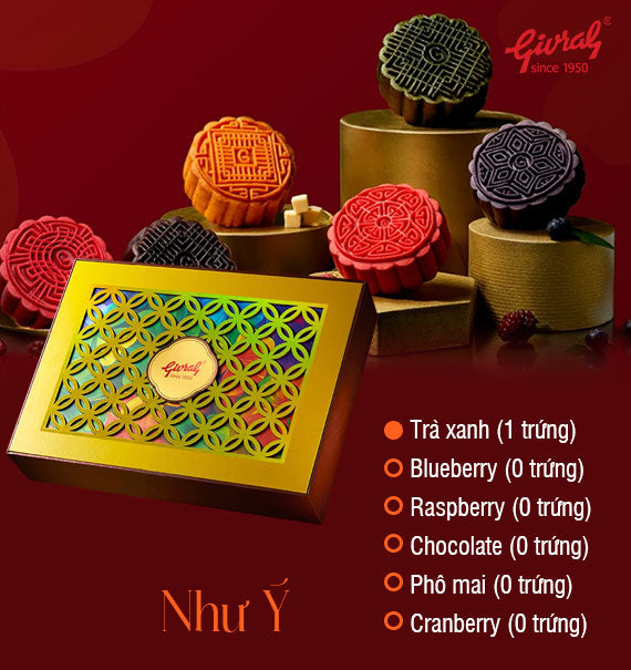 Givral Mooncake Vietnam Combo Nhu Y 