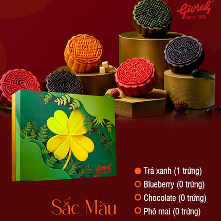Givral Mooncake Vietnam Combo Sac Mau