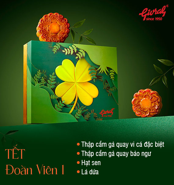 Givral Mooncake Vietnam Combo Tet Doan Vien #1