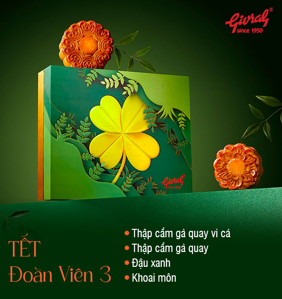 Givral Mooncake Vietnam Combo Tet Doan Vien #3