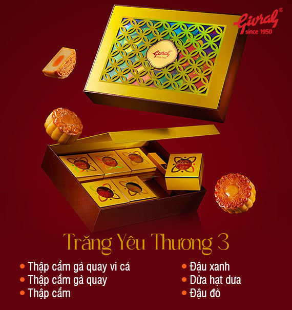 Givral Mooncake Vietnam Combo Trang Yeu Thuong #3