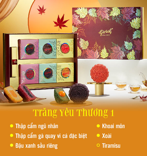 Givral Mooncake Vietnam Combo Trang Yeu Thuong #1