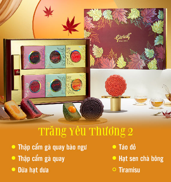 Givral Mooncake Vietnam Combo Trang Yeu Thuong #2