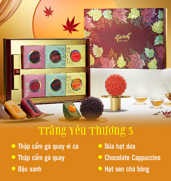 Givral Mooncake Vietnam Combo Trang Yeu Thuong #3