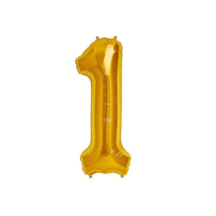 Gold Number 1 Foil Balloon