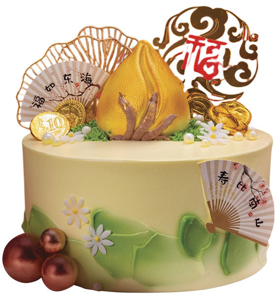 Golden Longevity Cake Vietnam