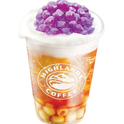Golden Lotus Tea Taro Pearls Highlands Coffee Vietnam