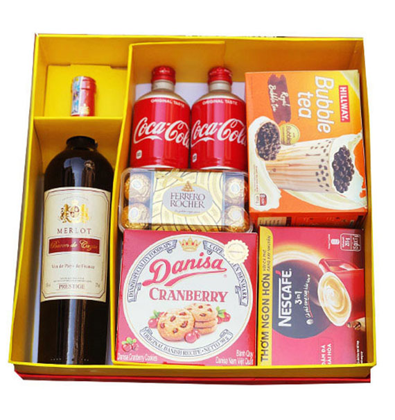 Golden Wishes Hamper Xmas Box Vietnam