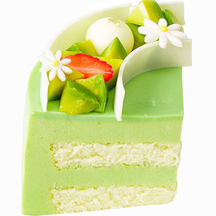 Green Bliss Cake Slice For Mother's Day