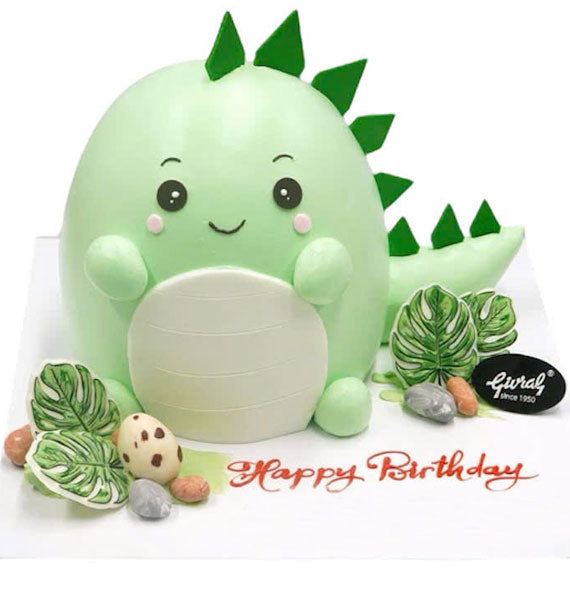 Green Dinosaur Cake Vietnam
