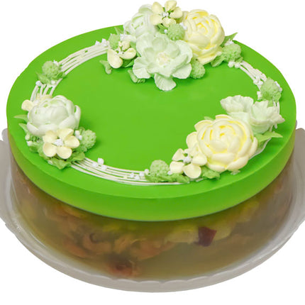 Green Jelly Cake Vietnam