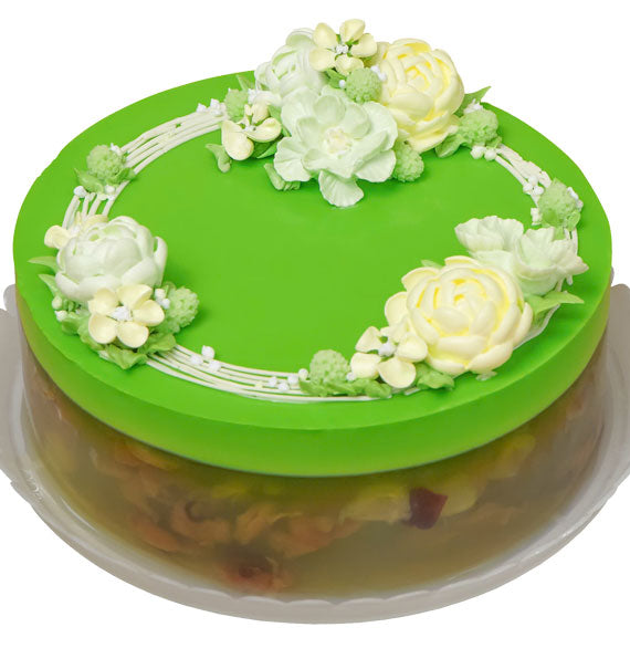 Green Jelly Cake Vietnam