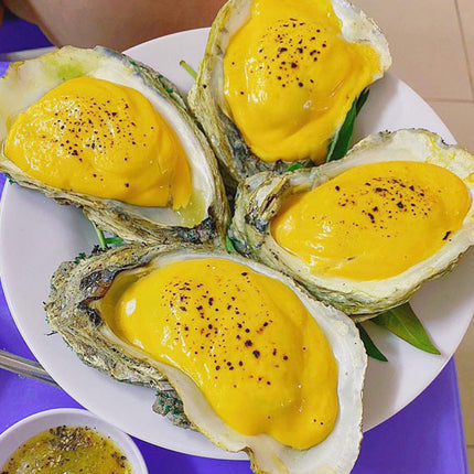 Grilled Oysters With Cheese Seafood Vietnam