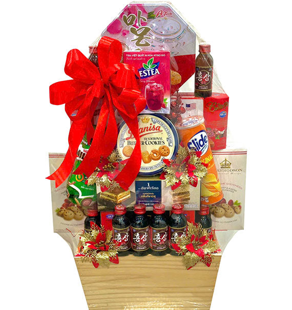 Healthy & Happy Tet Hamper Basket Vietnam