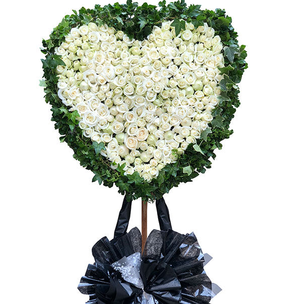 Heart Roses For Funeral Vietnam
