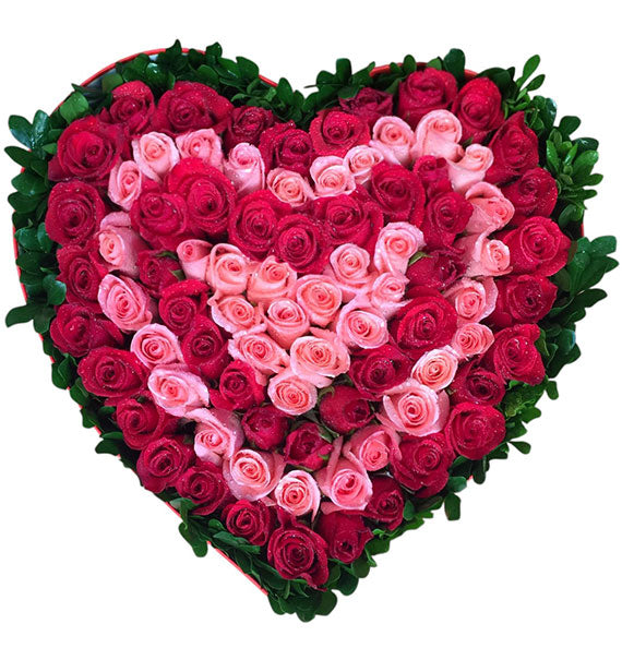 Heart Shaped Box Of Rose Vietnam