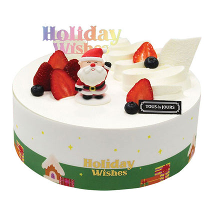 Holiday Wishes Fresh Xmas Cake Vietnam