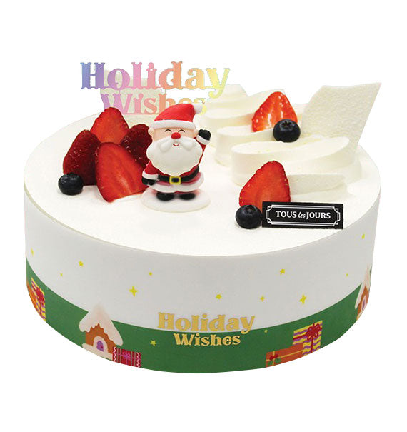 Holiday Wishes Fresh Xmas Cake Vietnam