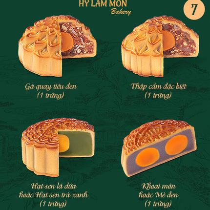 Hy Lam Mon Mooncake Vietnam Combo #7