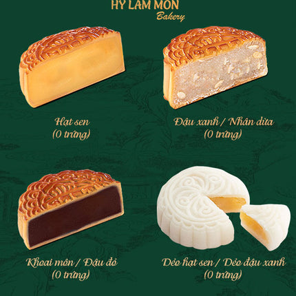 Hy Lam Mon Mooncake Vietnam Vegetarian Combo