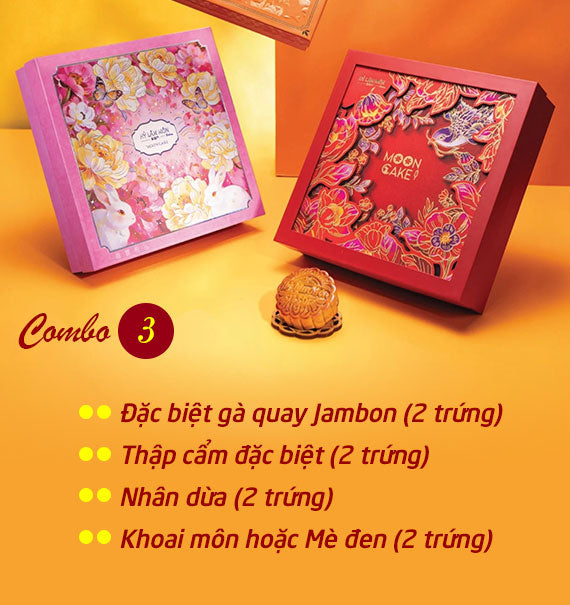 Hy Lam Mon Mooncake Vietnam Combo #3