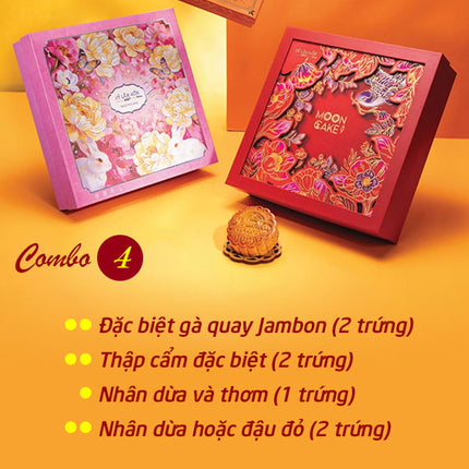 Hy Lam Mon Mooncake Vietnam Combo #4