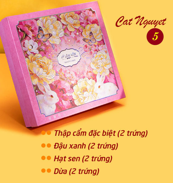 Hy Lam Mon Mooncake Vietnam Combo Cat Nguyet #5