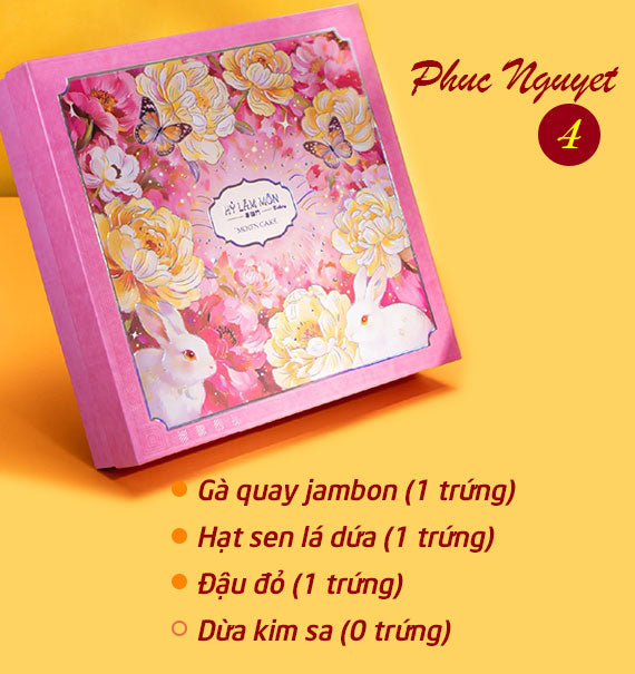 Hy Lam Mon Mooncake Vietnam Combo Phuc Nguyet #4