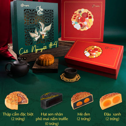 Hy Lam Mon Mooncake Vietnam Combo Cát Nguyệt #4