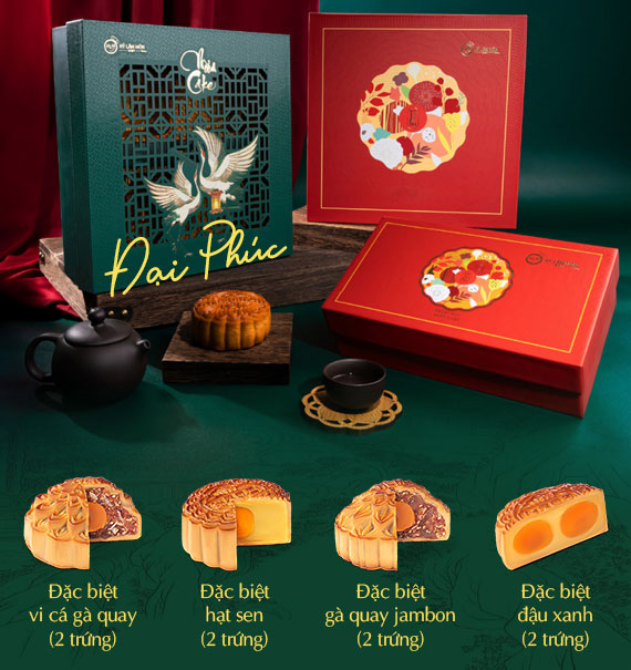 Hy Lam Mon Mooncake Vietnam Combo Đại Phúc
