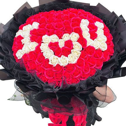 I Love You Waxed Roses Bouquet Vietnam
