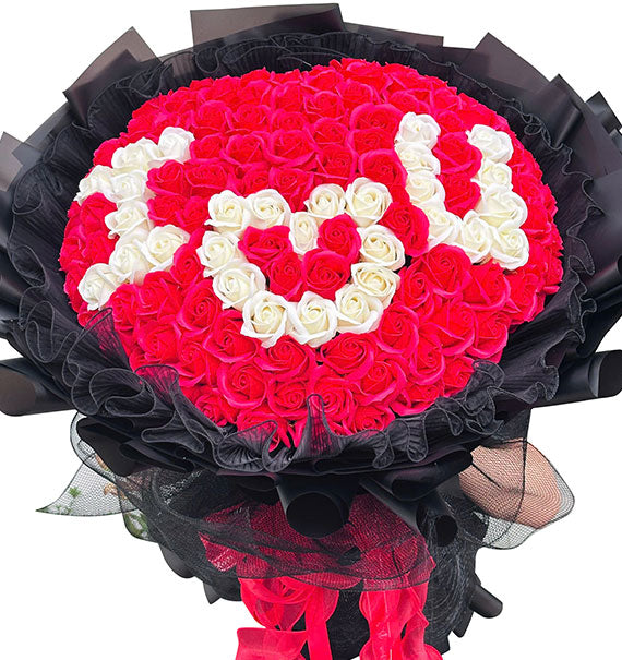 I Love You Waxed Roses Bouquet Vietnam