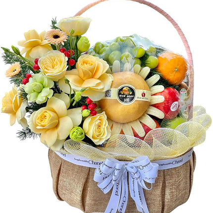 Joyful Mother's Day Fruit Basket Vietnam