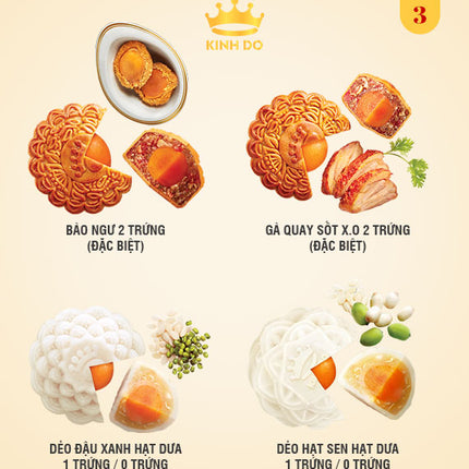 Kinh Do Mooncake Vietnam Combo #3