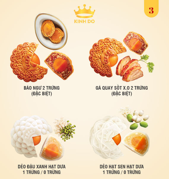 Kinh Do Mooncake Vietnam Combo #3